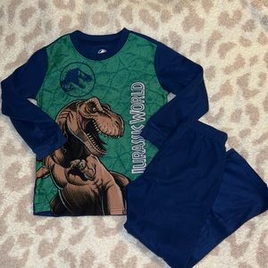 Boys Jurassic World long sleeve and pants Pajama Set